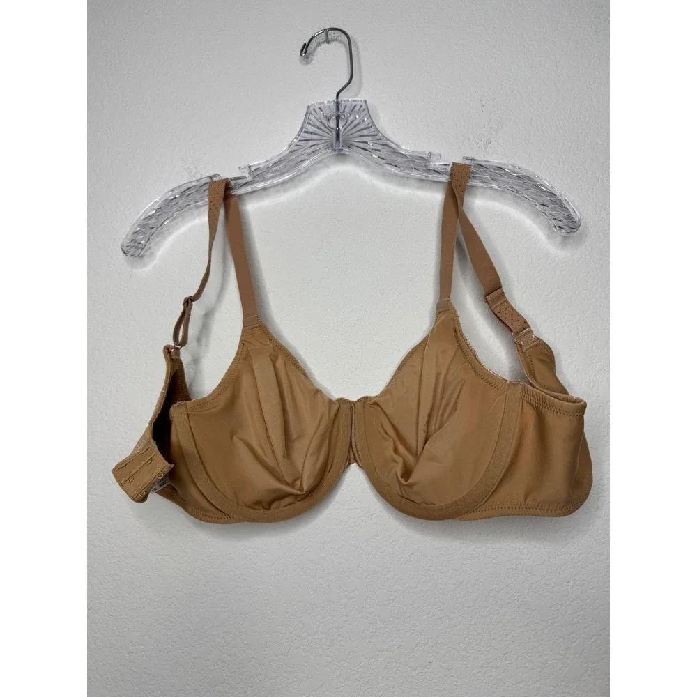 Wacoal Back Appeal Underwire Bra Size 34D‎ Tan Nude Praline 855303 Womens